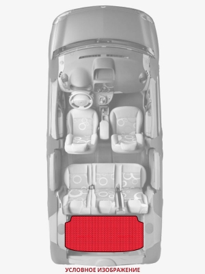 ЭВА коврики «Queen Lux» багажник для Toyota Sai